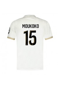 OGC Nice Youssoufa Moukoko #15 Jalkapallovaatteet Vieraspaita 2024-25 Lyhythihainen